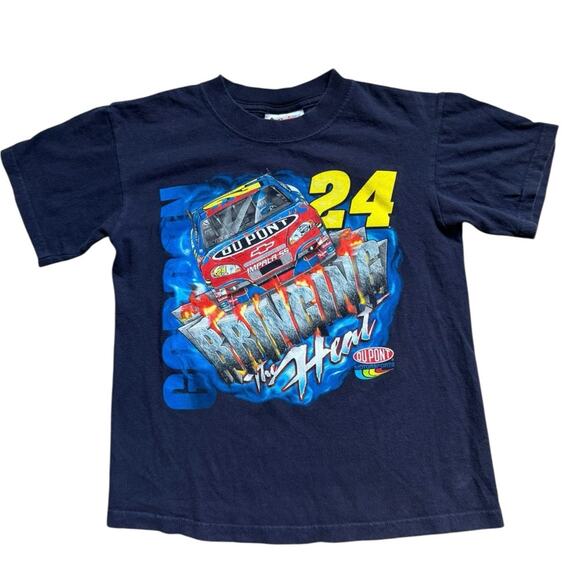 Vintage Jeff Gordon NASCAR tshirt Shirt Kids 10/12 - Picture 1 of 5
